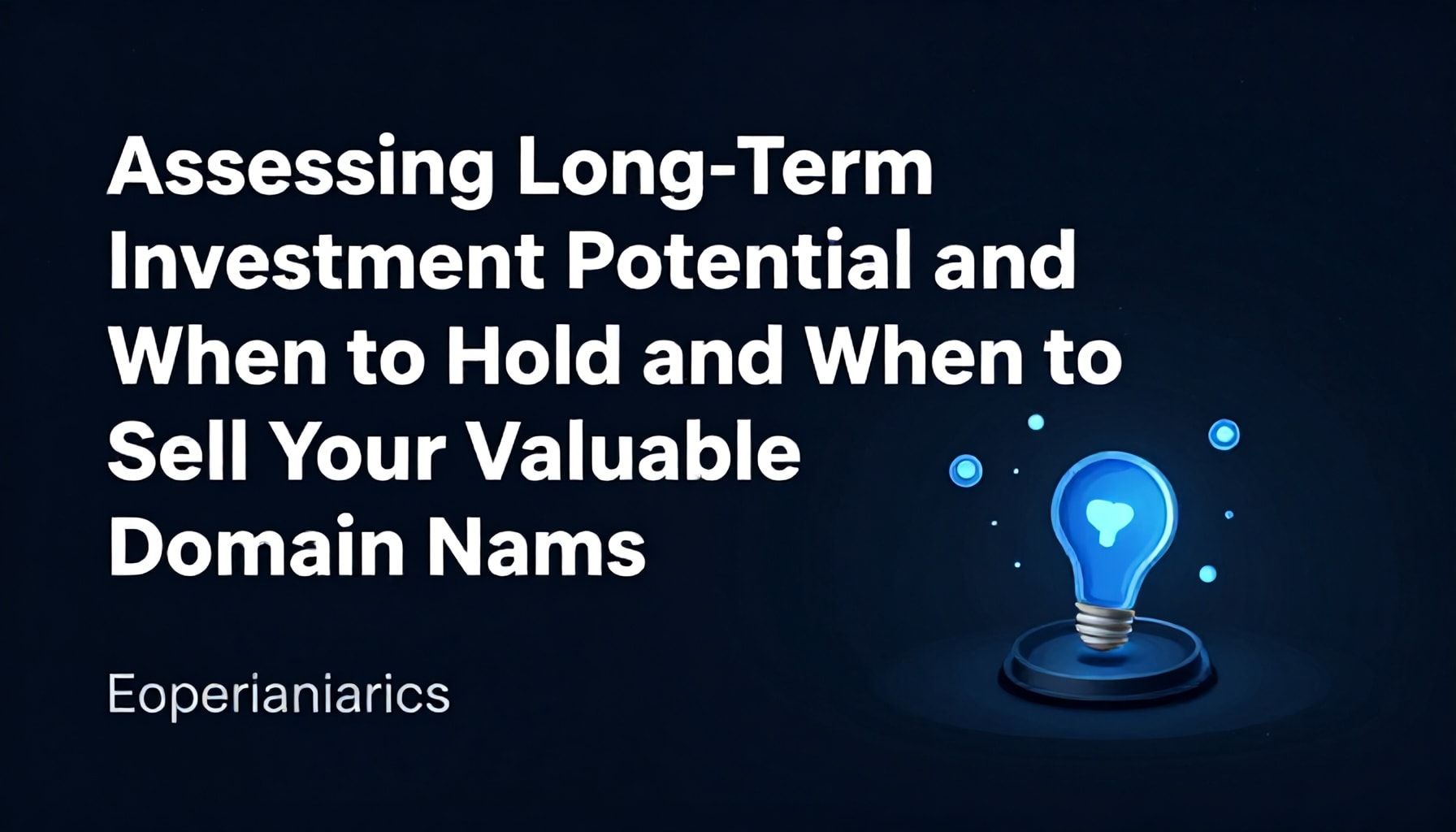 Assessing Long-Term Investment Potential