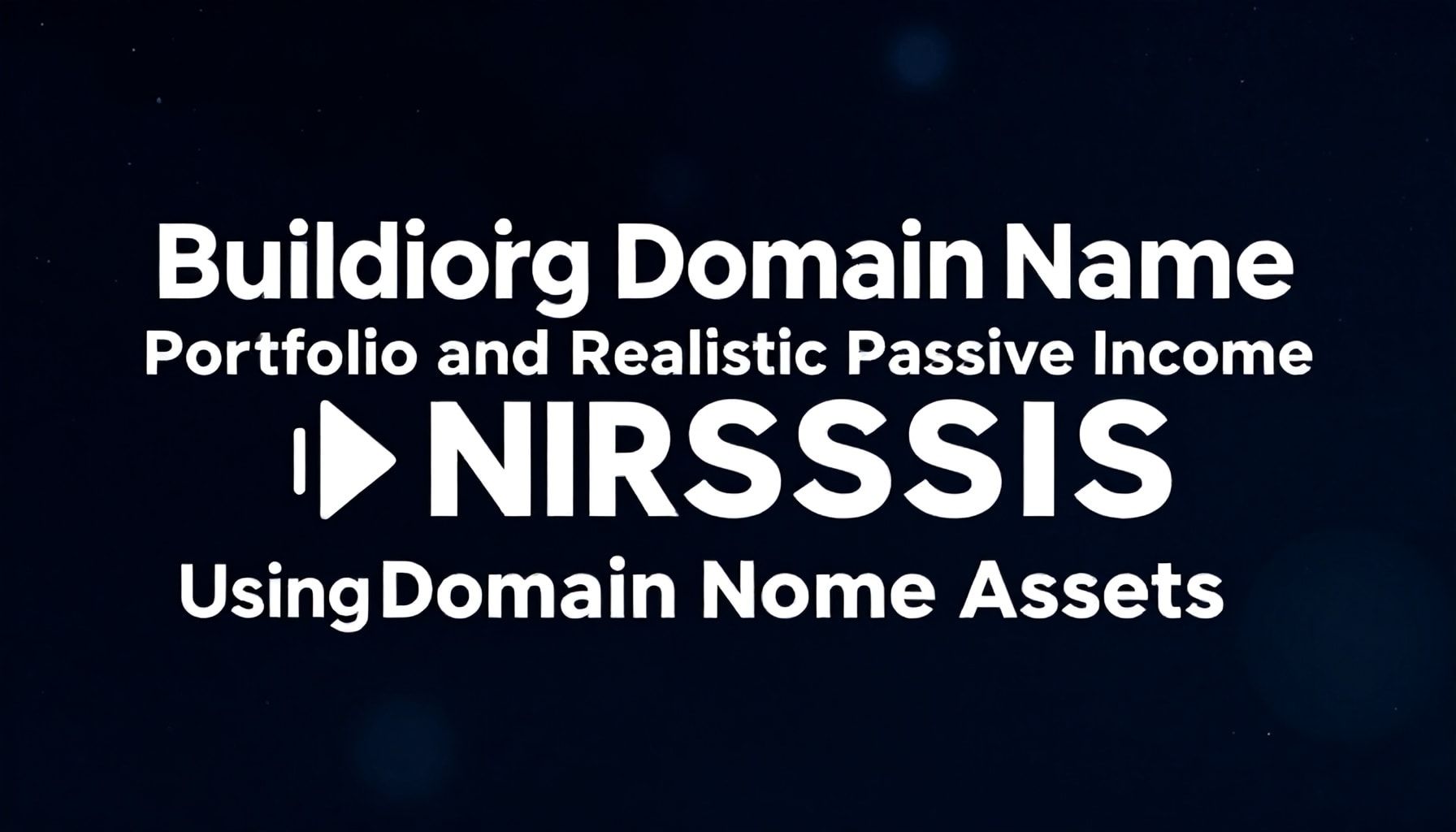 Building a Domain Name Portfolio