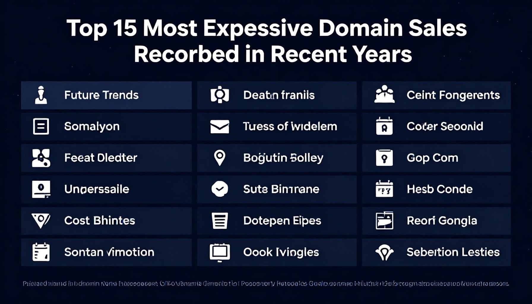 Future trends in domain name investments