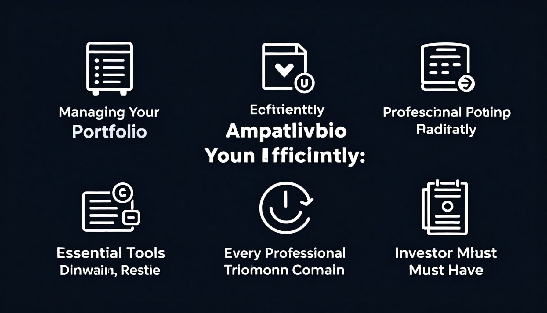 Managing Your Portfolio Efficiently