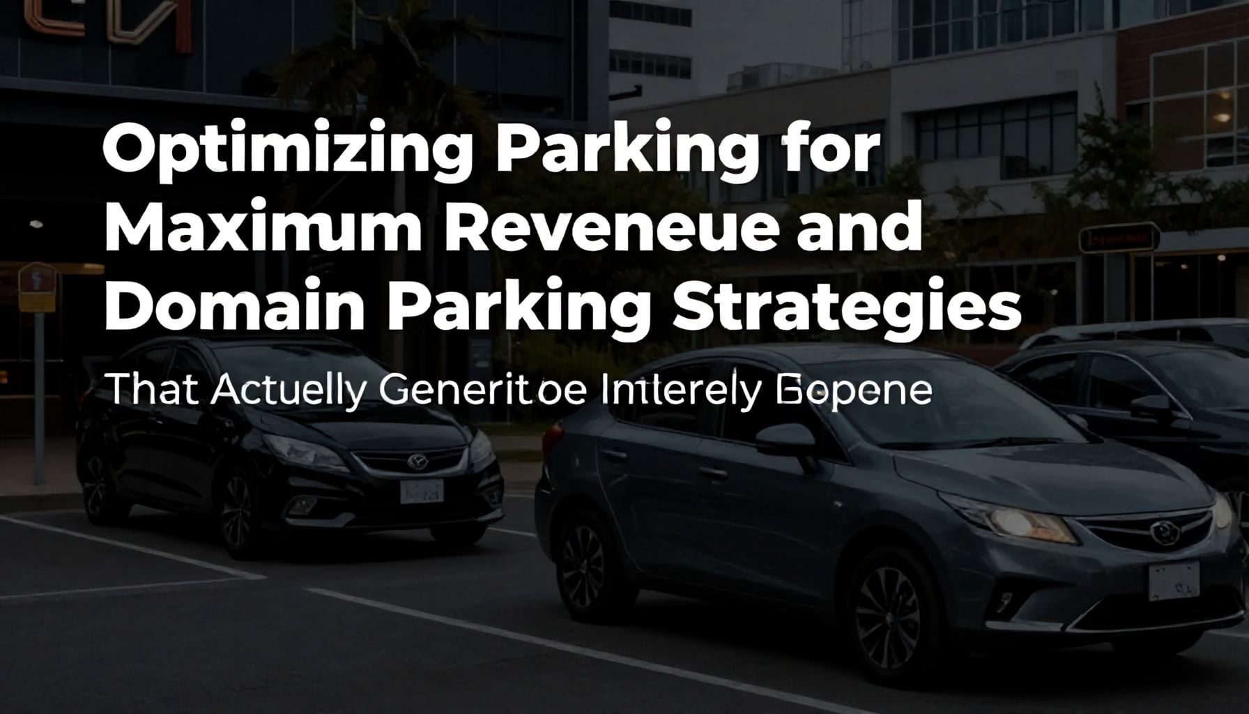 Optimizing Parking for Maximum Revenue