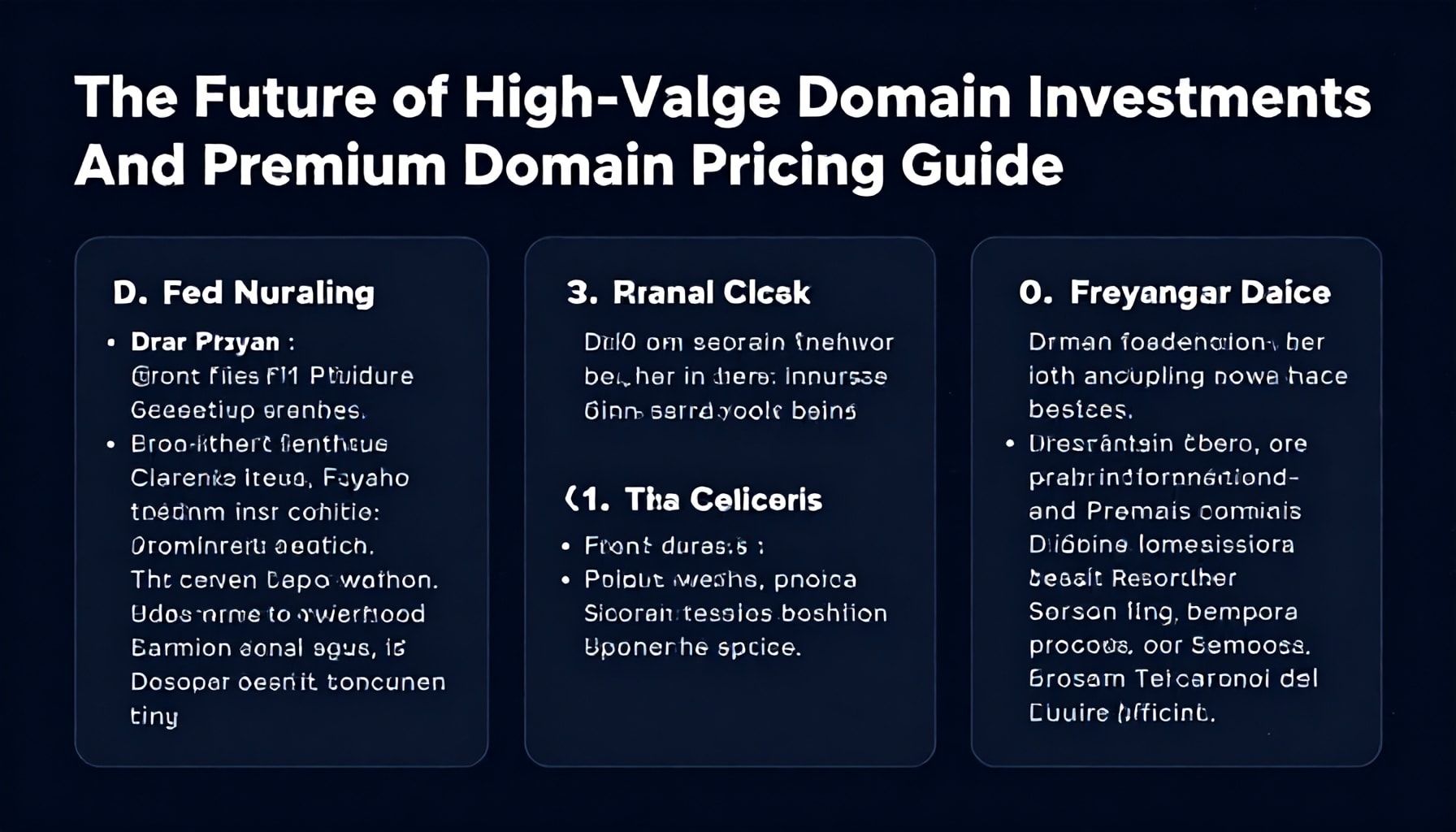 The Future of High-Value Domain Investments
