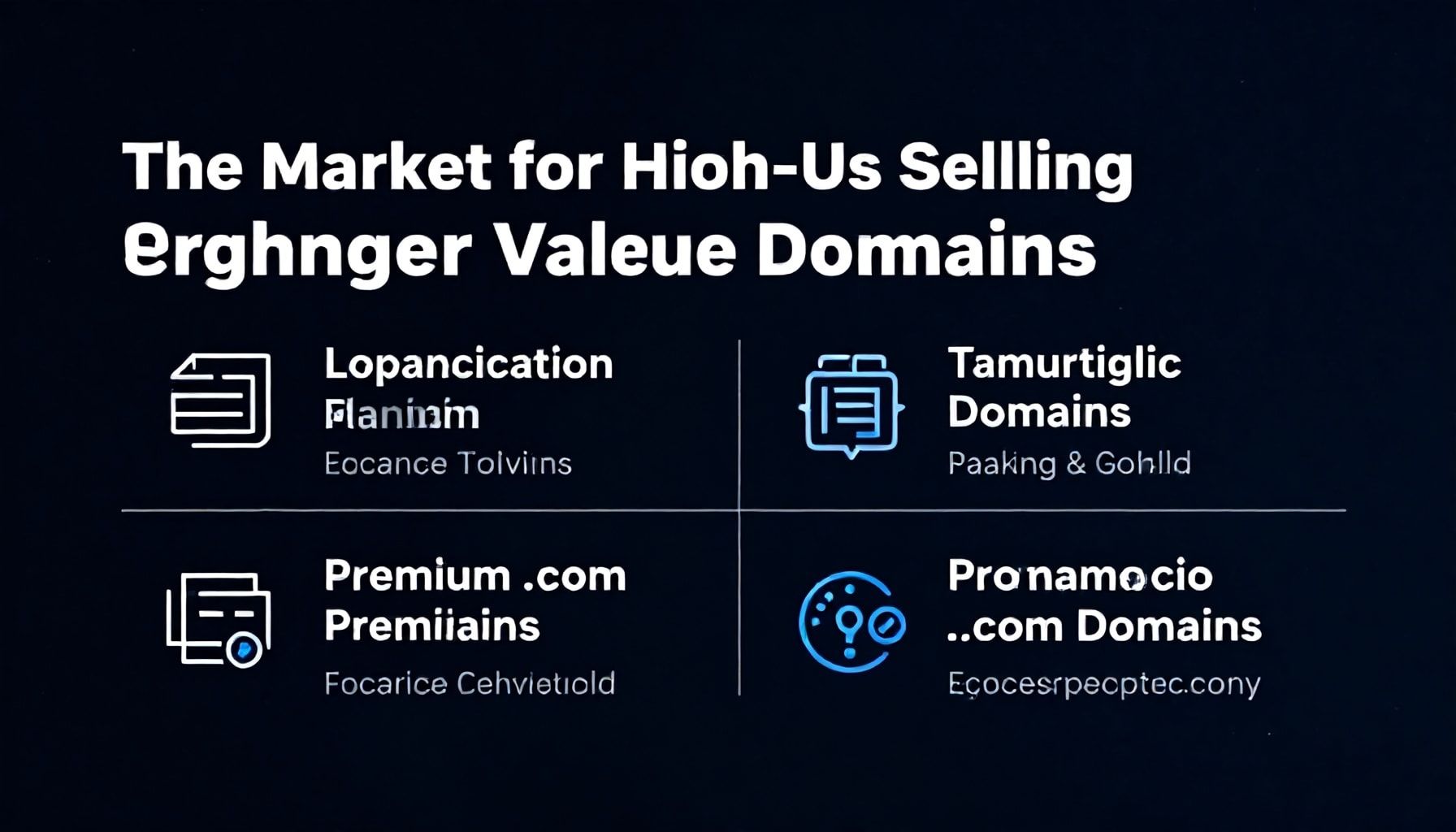 The Market for High-Value Domains