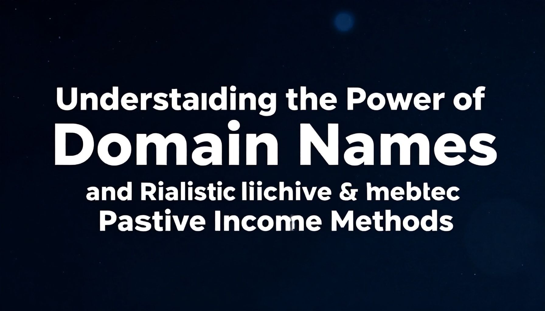 Understanding the Power of Domain Names