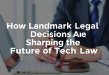 How Landmark Legal Decisions Are Shaping the Future of Tech Law How Landmark Legal Decisions Are Shaping the Future of Tech Law