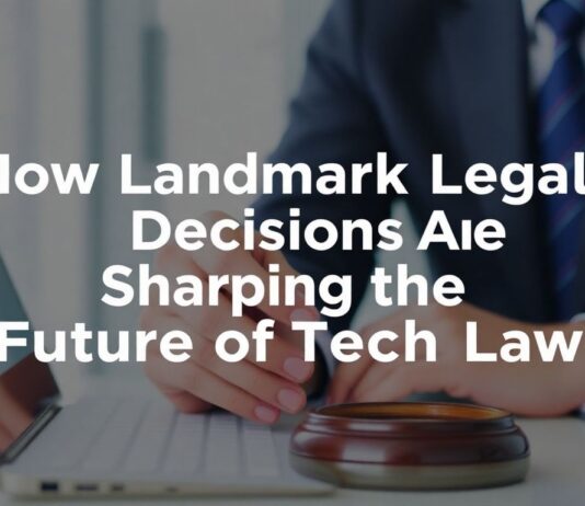 How Landmark Legal Decisions Are Shaping the Future of Tech Law How Landmark Legal Decisions Are Shaping the Future of Tech Law